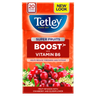 Tetley Super Fruits Boost Cranberry & Elderflower Tea Bags x20