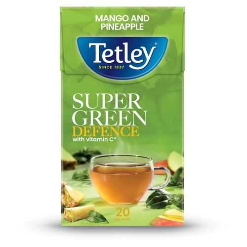 Tetley Super Green Tea Immune Tropical Tea Bags 20's