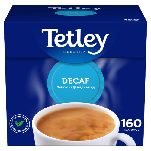 Tetley 160 Decaf Tea Bags 500g