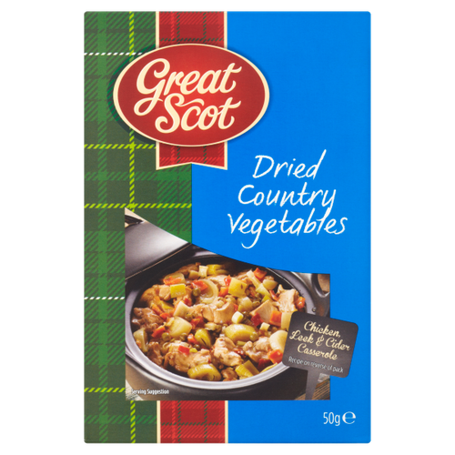 Great Scot Dried Country Vegetables 50g We Get Any Stock