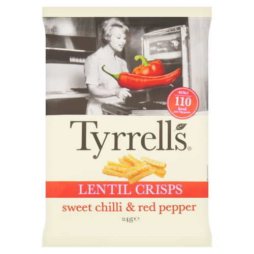 Tyrrells Lentil Sweet Chilli & Red Pepper 24g