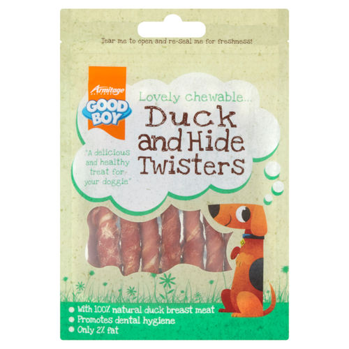 Good Boy Duck and Hide Twisters 70g