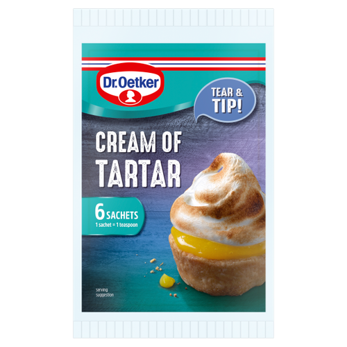 Dr. Oetker Cream of Tartar 6 x 5g