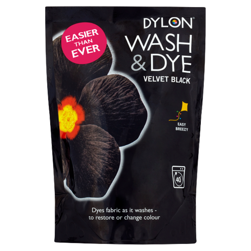 Dylon Wash & Dye Velvet Black 350g