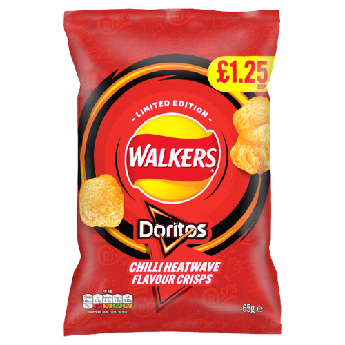 Walkers Doritos Chilli Heatwave Pm £1.25 65g