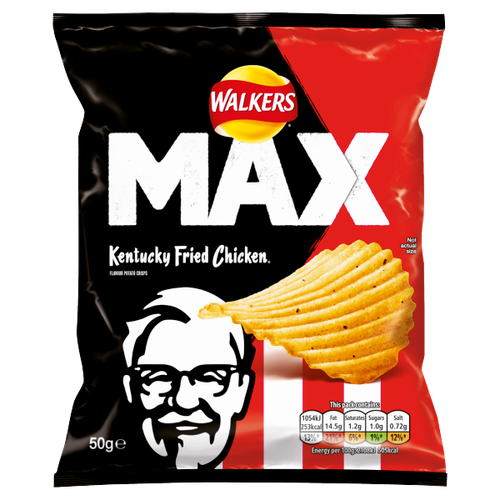 Walkers Max KFC Kentucky Fried Chicken Crisps 50g