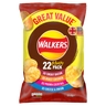 Walkers Meaty Variety Multipack Crisps 22x25g