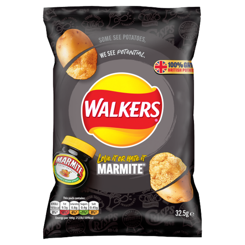 Walkers Marmite Crisps 32.5g We Get Any Stock