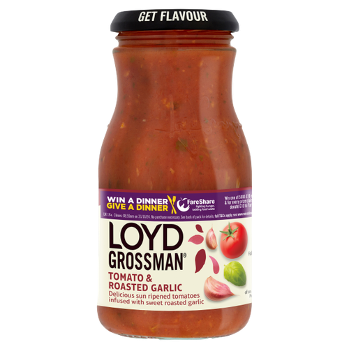 Loyd Grossman Tomato & Roasted Garlic Pasta Sauce 350g