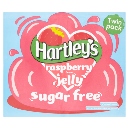 Hartley's Raspberry Flavour Jelly Sugar Free Twin Pack 23g