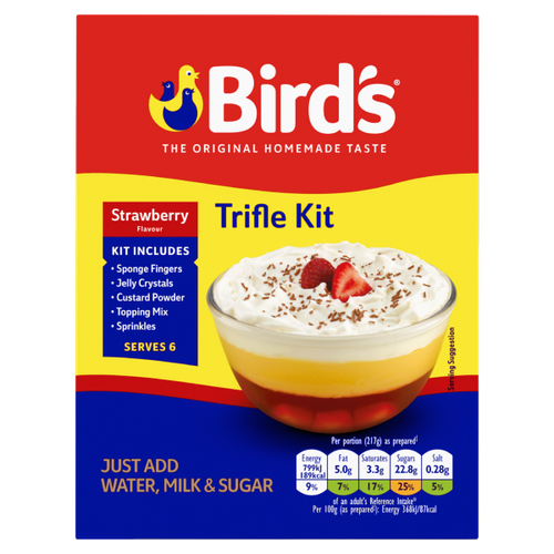 Birds Strawberry Trifle Dessert Kit 141g