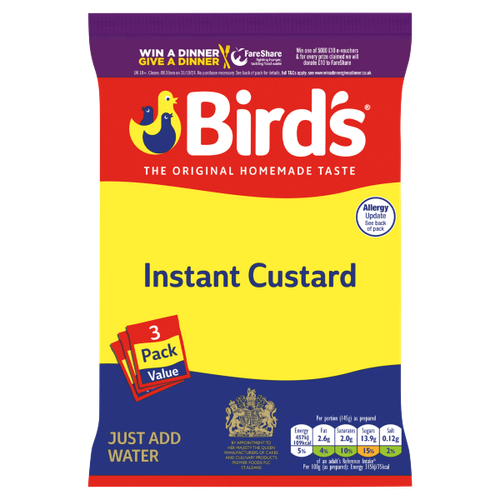 Bird's Instant Custard 3 x 75g