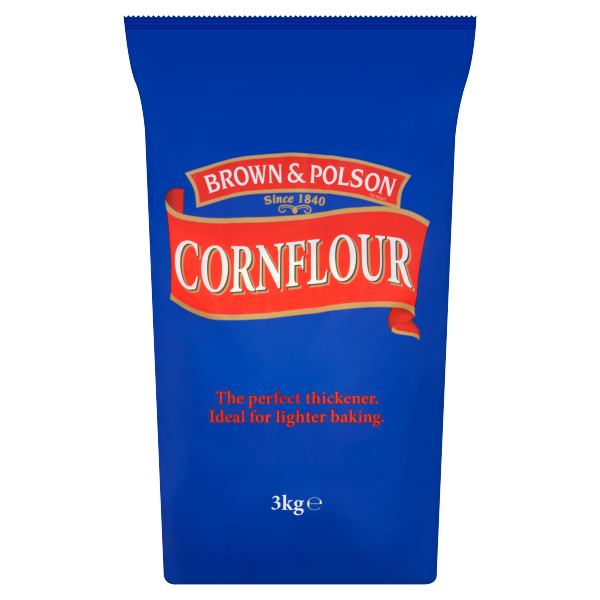 James Brown Corn Flour 3kg For Baking, Sauce And Gravy