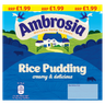 Ambrosia Rice Pudding 4'pk 125g