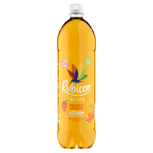 Rubicon Spring Orange Mango Flavoured Sparkling Spring Water 1.5L