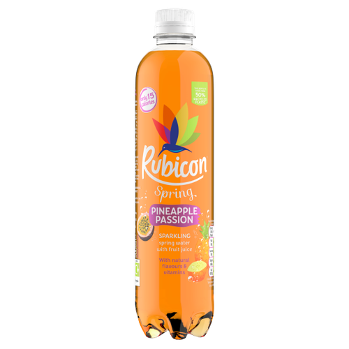 Rubicon Spring Pineapple Passion Flavoured Sparkling Spring Water 500ml