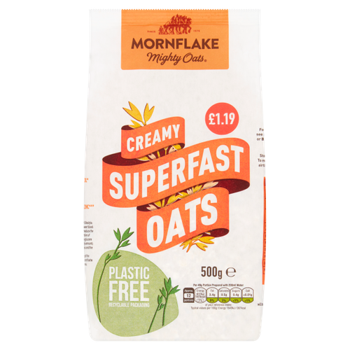 Mornflake Superfast Oats Bag PM£1.19 500g