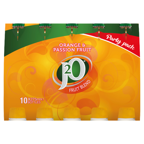 J2O Orange & Passion Fruit 10 x 275ml