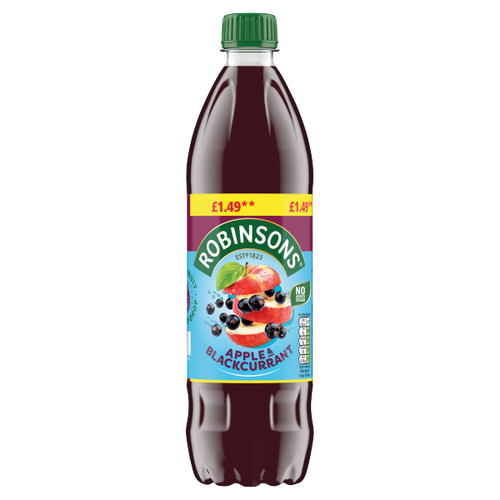 Robinsons Apple & Blackcurrant Pm £1.49 750ml