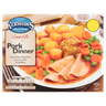 Kershaws Homestyle Pork Dinner with Roast Potatoes, Carrots, Peas & Stuffing 400g