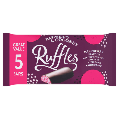 Ruffles Raspberry & Coconut Bar Multipack 5 x 26g