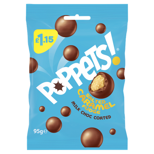 Poppets Salted Caramel Bag Pmp £1.15 95g