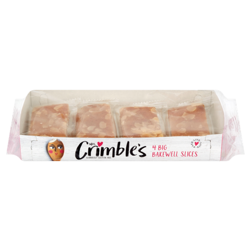 Mrs Crimble's 4 Big Bakewell Slices 200g