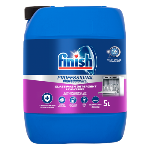 Finish Calgonit Professional Cabinet Glasswash Detergent 5L