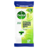 Dettol Antibacterial Surface Cleansing Wipes, Lime & Mint, 72 Large Wipes