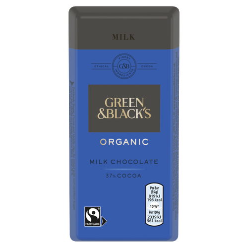 Green & Black's Fairtrade Organic Milk Chocolate 35g