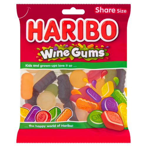 Haribo Wine Gums Bag 160g