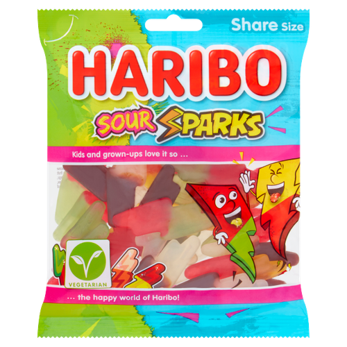 Haribo Sour Sparks Bag 160g