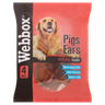 Webbox 4 Pigs Ears Natural Treats