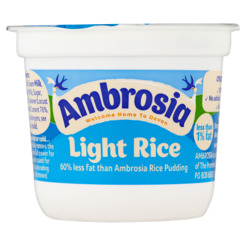 Ambrosia Low Fat Rice Pudding Pot 115g