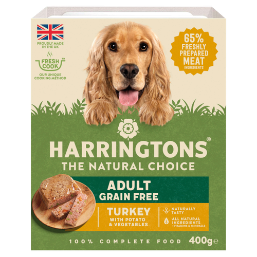 Harringtons Adult Grain Free Turkey with Potato & Vegetables 400g