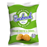 Seabrook Crinkle Crisps Cream Cheese and Chives Flavour 31.8g Gluten Free