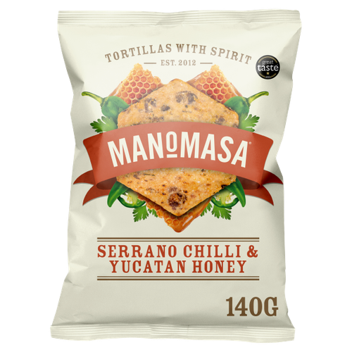 Manomasa Serrano Chilli & Yucatan Honey 140g