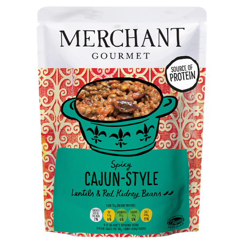 Merchant Gourmet Cajun-Style Lentils 250g