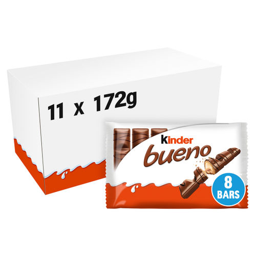 Kinder Bueno Milk and Hazelnuts Bars 4 x 43g (172g)