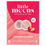 Little Moons Strawberries & Cream Soft Mochi & Gelato Ice Cream 6 x 32g (192g)