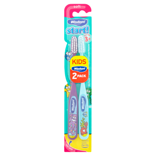 Wisdom Start! Soft Toothbrush from Age 3+ 2 Pack