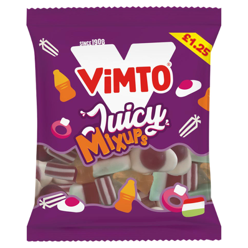 Vimto Juicy Mix Ups Share Bags Pm £1.25 130g