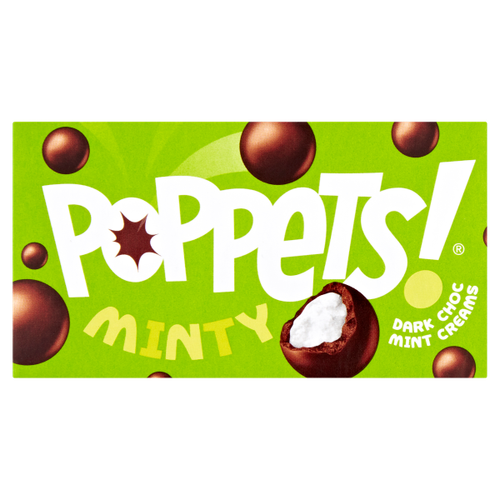 Poppets Dark Choc Mint Creams 40g