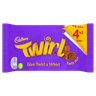 Cadbury Twirl Chocolate Bar 4 Pack 136g