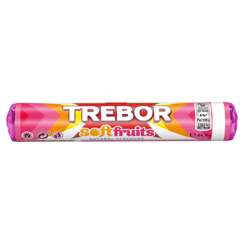 Trebor Softfruits Sweets Roll 44.9g