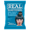 Real Hand Cooked Sea Salt & Cider Vinegar Flavour Potato Crisps 35g