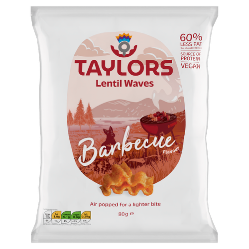 Taylors Lentil Waves Barbecue Flavour 80g