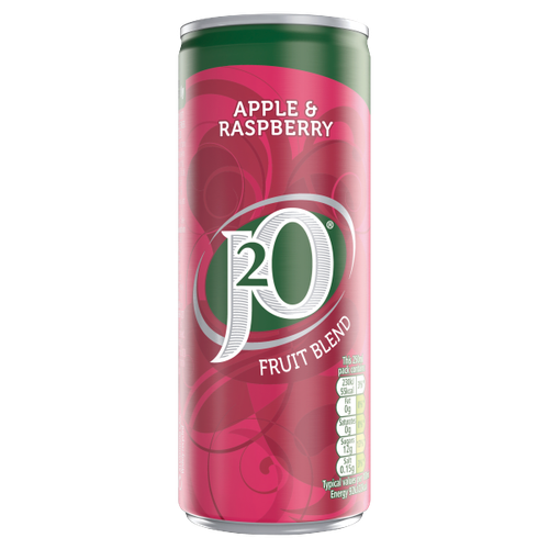 J2O Apple & Raspberry Can 250ml