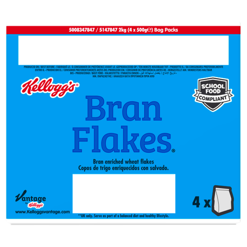 Kellogg's Bran Flakes Cereal 500g