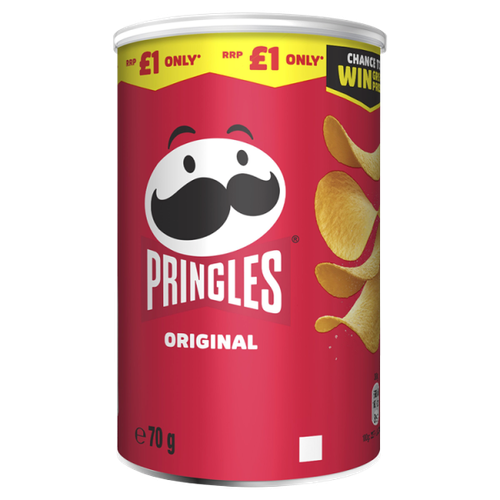 Pringles Original Crisps Can PM£1 70g - We Get Any Stock